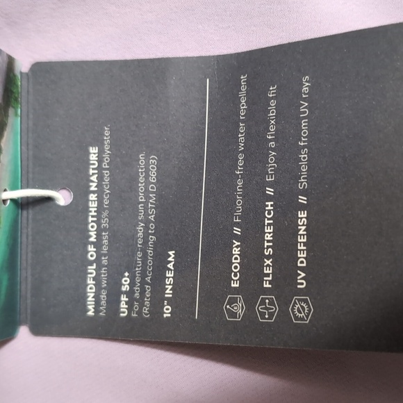 Alpine Design Boulder Co. Trailhead Tech Performance Shorts Size 36 Muted Grape - Picture 5 of 8